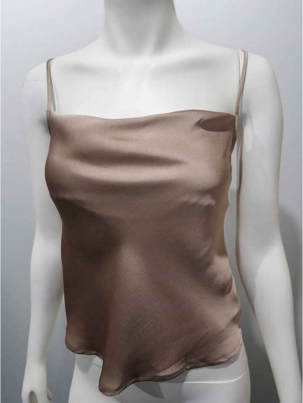 Express Satin Cowl Neck Camisole Top, Size XS